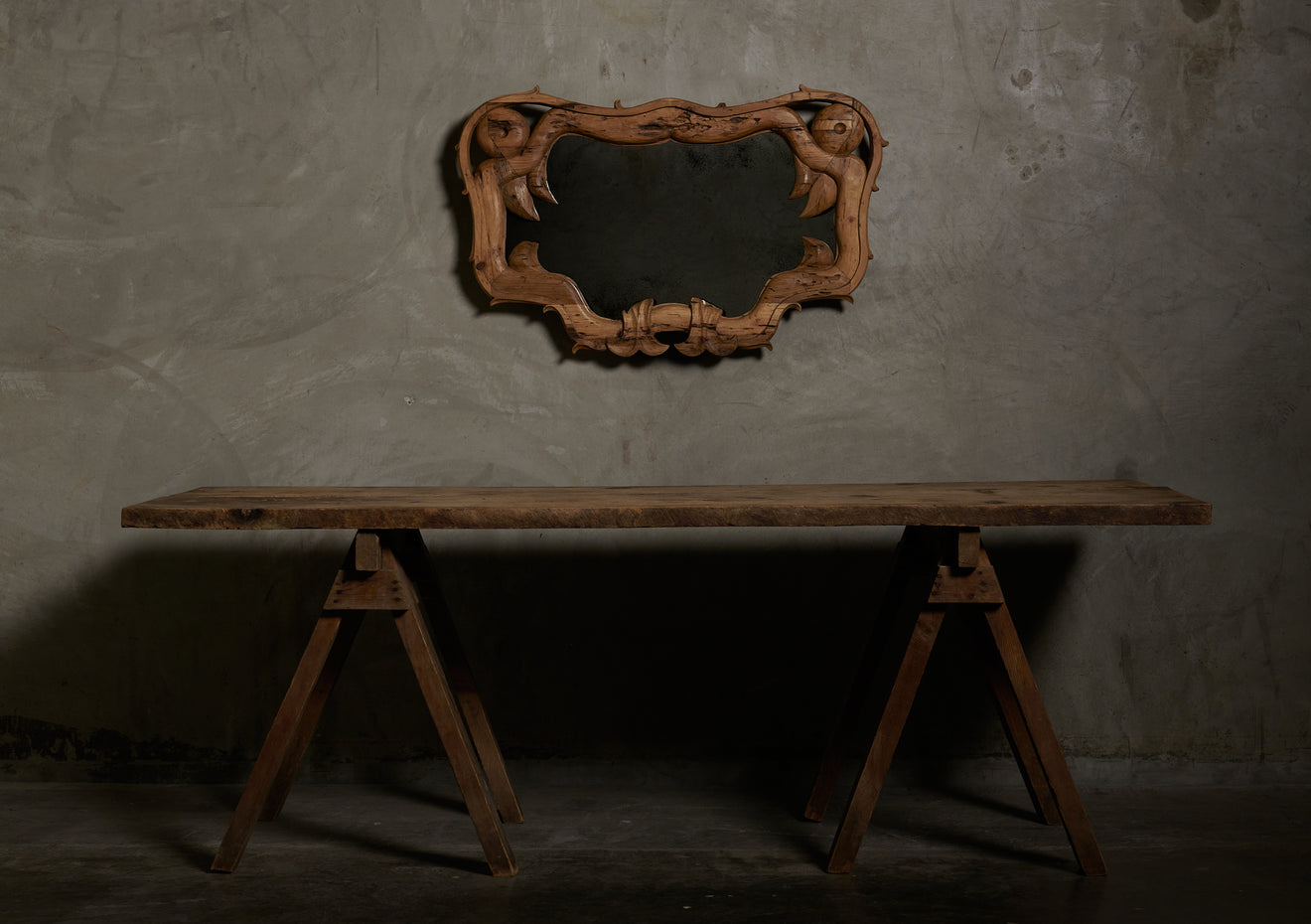 SERPIENTE FRAME(S) WITH ANTIQUE MIRROR BY MIKE DIAZ